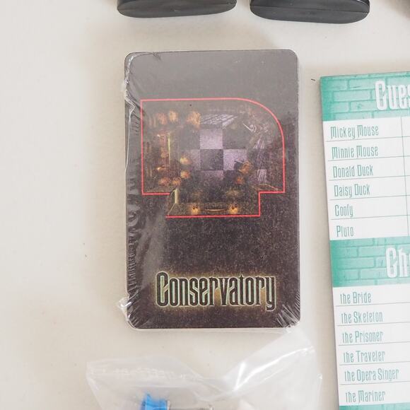 VTG Clue Disney Haunted Mansion Edition Board Game Parker Bros 2004 COMPLETE - Picture 6 of 14